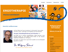 Tablet Screenshot of ergopraxis-kunterbunt.de